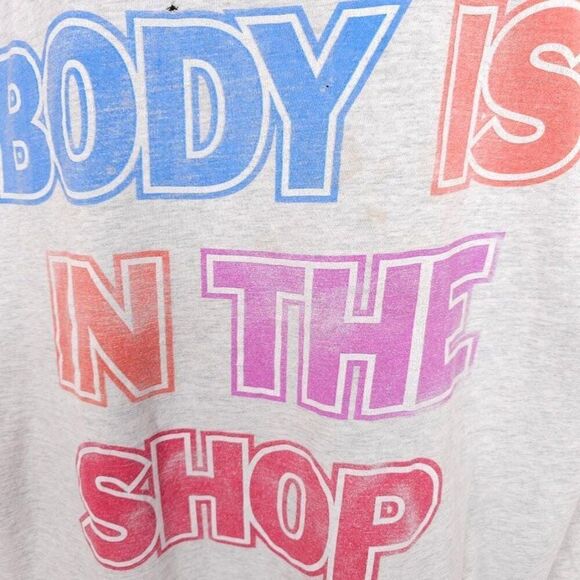 Vintage My Other Body T Shirt Womens Size 2X Gray 90s Sleep Tee In The Shop USA - Picture 3 of 8